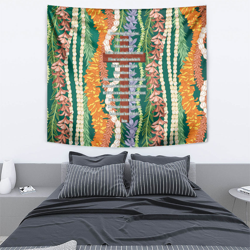 Mahalo Hawaii - Ka Pule a ka Haku Tapestry Mixed Lei LT7 - Polynesian Pride