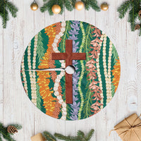 Mahalo Hawaii - Ka Pule a ka Haku Tree Skirt Mixed Lei LT7 Casual Sage Green - Polynesian Pride