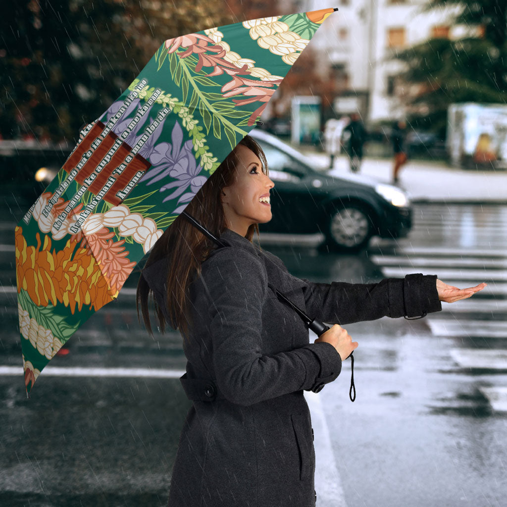 Mahalo Hawaii - Ka Pule a ka Haku Umbrella Mixed Lei LT7 - Polynesian Pride
