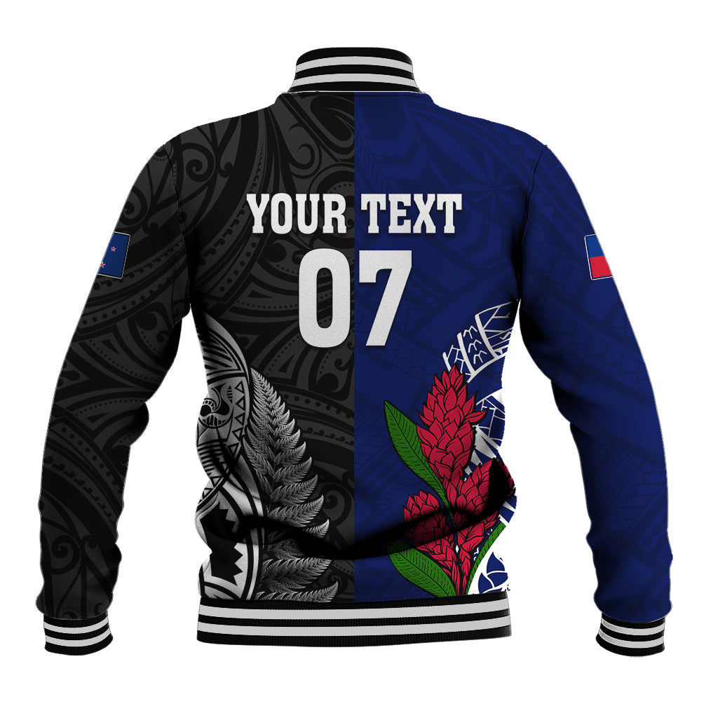 Personalised New Zealand Vs Samoa Rugby Baseball Jacket Go Champions LT7 - Polynesian Pride