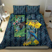 Aotearoa Maori Mangopare Christmas Bedding Set Pikawakawa and Tui LT7 - Polynesian Pride