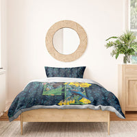 Aotearoa Maori Mangopare Christmas Bedding Set Pikawakawa and Tui LT7 - Polynesian Pride