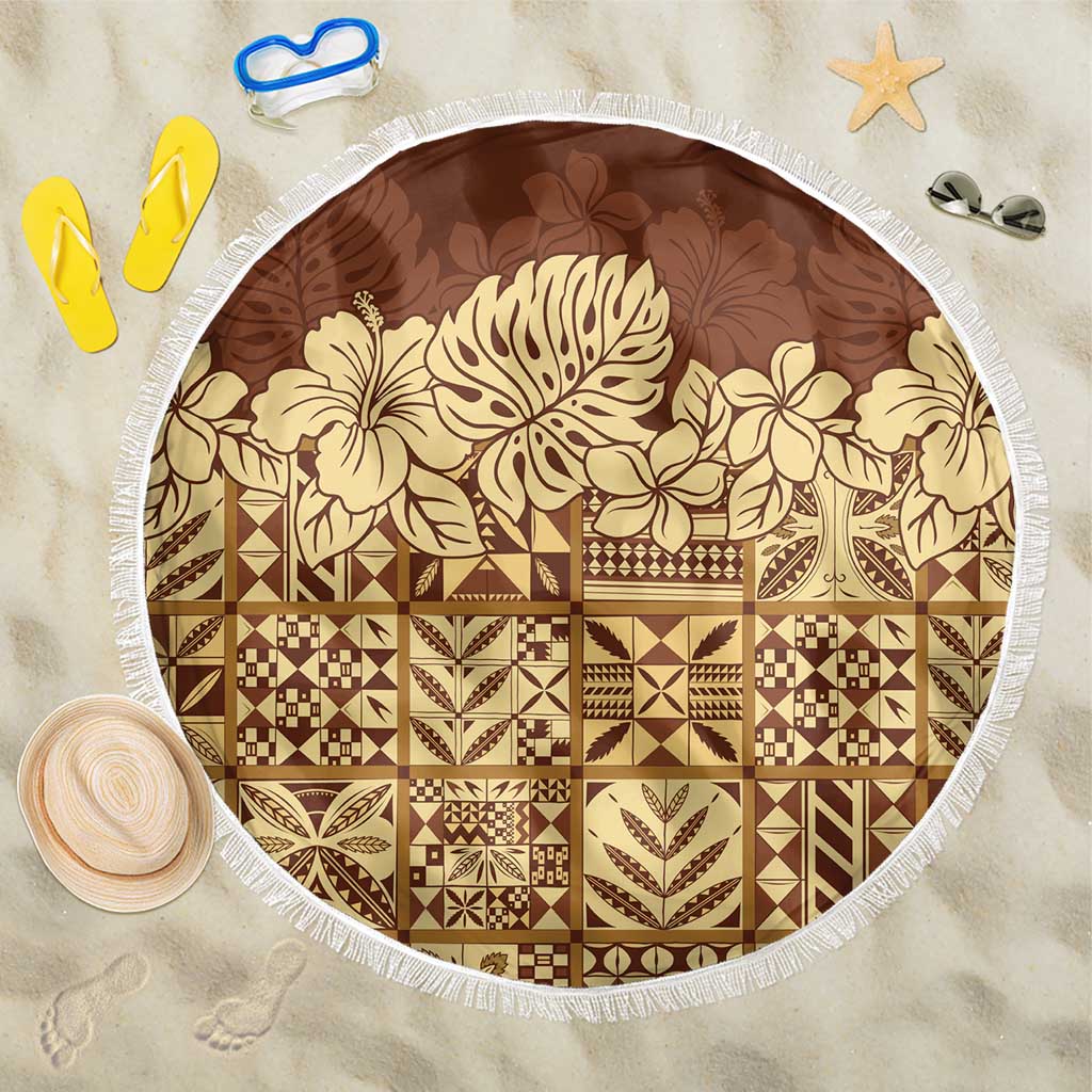 Niue Hiapo Motif Beach Blanket Tapa Classic