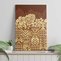 Niue Hiapo Motif Canvas Wall Art Tapa Classic