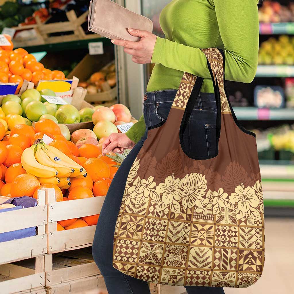 Niue Hiapo Motif Grocery Bag Tapa Classic