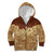 Niue Hiapo Motif Kid Hoodie Tapa Classic