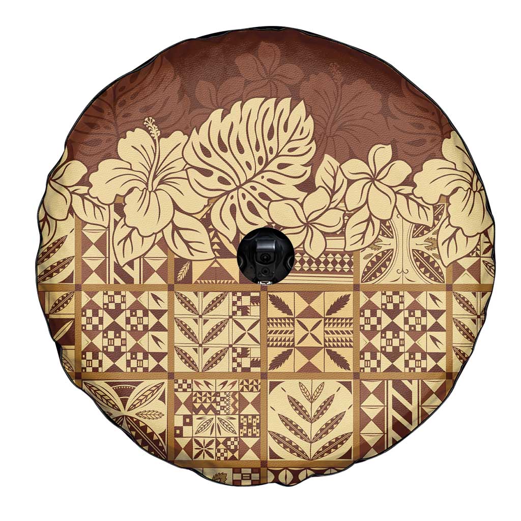 Niue Hiapo Motif Spare Tire Cover Tapa Classic