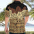 Niue Hiapo Motif Hawaiian Shirt Tapa Classic - Black Ver