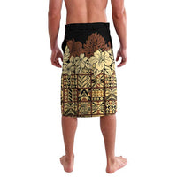 Niue Hiapo Motif Lavalava Tapa Classic - Black Ver