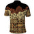 Niue Hiapo Motif Polo Shirt Tapa Classic - Black Ver