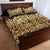 Niue Hiapo Motif Quilt Bed Set Tapa Classic - Black Ver