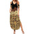 Niue Hiapo Motif Summer Maxi Dress Tapa Classic - Black Ver