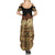 Niue Hiapo Motif Summer Maxi Dress Tapa Classic - Black Ver