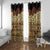 Niue Hiapo Motif Window Curtain Tapa Classic - Black Ver