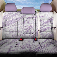 Sharks Couple Dreamy Polynesians Floral Sea Back Car Seat Cover Lilac LT7 One Size Lilac - Polynesian Pride