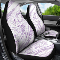 Sharks Couple Dreamy Polynesians Floral Sea Car Seat Cover Lilac LT7 - Polynesian Pride