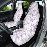 Sharks Couple Dreamy Polynesians Floral Sea Car Seat Cover Lilac LT7 - Polynesian Pride