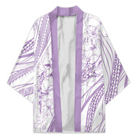 Sharks Couple Dreamy Polynesians Floral Sea Kimono Lilac LT7 Unisex Lilac - Polynesian Pride