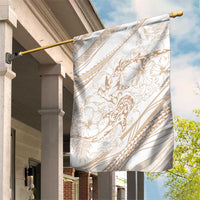 Sharks Couple Dreamy Polynesians Floral Sea Garden Flag Hazel LT7 House Flag Hazel - Polynesian Pride