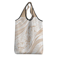 Sharks Couple Dreamy Polynesians Floral Sea Grocery Bag Hazel LT7 - Polynesian Pride