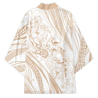 Sharks Couple Dreamy Polynesians Floral Sea Kimono Hazel LT7 - Polynesian Pride