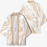 Sharks Couple Dreamy Polynesians Floral Sea Kimono Hazel LT7 - Polynesian Pride