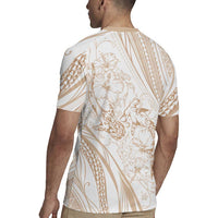 Sharks Couple Dreamy Polynesians Floral Sea Rugby Jersey Hazel LT7 - Polynesian Pride