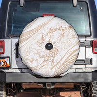Sharks Couple Dreamy Polynesians Floral Sea Spare Tire Cover Hazel LT7 Hazel - Polynesian Pride