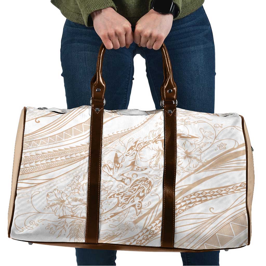 Sharks Couple Dreamy Polynesians Floral Sea Travel Bag Hazel LT7 Hazel - Polynesian Pride