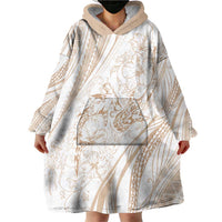 Sharks Couple Dreamy Polynesians Floral Sea Wearable Blanket Hoodie Hazel LT7 - Polynesian Pride