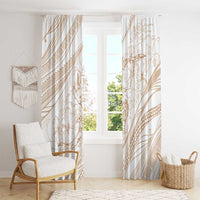 Sharks Couple Dreamy Polynesians Floral Sea Window Curtain Hazel LT7 - Polynesian Pride