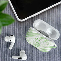 Sharks Couple Dreamy Polynesians Floral Sea AirPods Case Emerald LT7 - Polynesian Pride
