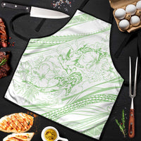 Sharks Couple Dreamy Polynesians Floral Sea Apron Emerald LT7 Emerald - Polynesian Pride
