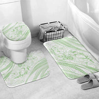Sharks Couple Dreamy Polynesians Floral Sea Bathroom Set Emerald - Polynesian Pride