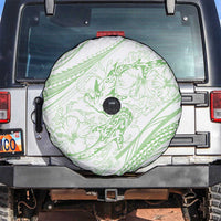 Sharks Couple Dreamy Polynesians Floral Sea Spare Tire Cover Emerald LT7 Emerald - Polynesian Pride