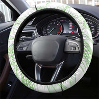 Sharks Couple Dreamy Polynesians Floral Sea Steering Wheel Cover Emerald LT7 - Polynesian Pride