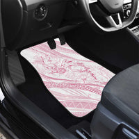 Sharks Couple Dreamy Polynesians Floral Sea Car Mats Pink LT7 - Polynesian Pride