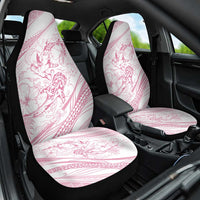 Sharks Couple Dreamy Polynesians Floral Sea Car Seat Cover Pink LT7 One Size Pink - Polynesian Pride