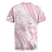 Sharks Couple Dreamy Polynesians Floral Sea Rugby Jersey Pink LT7 - Polynesian Pride