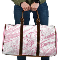 Sharks Couple Dreamy Polynesians Floral Sea Travel Bag Pink LT7 Pink - Polynesian Pride