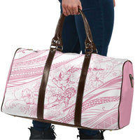 Sharks Couple Dreamy Polynesians Floral Sea Travel Bag Pink LT7 - Polynesian Pride