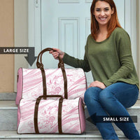 Sharks Couple Dreamy Polynesians Floral Sea Travel Bag Pink LT7 - Polynesian Pride