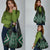 Jade Tukutuku Pattern Aotearoa Grocery Bag Niho Taniwha and Puhoro Motifs