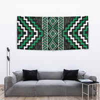 Jade Tukutuku Pattern Aotearoa Tapestry Niho Taniwha and Puhoro Motifs