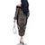 Classic Tukutuku Pattern Aotearoa Family Matching Off The Shoulder Long Sleeve Dress and Hawaiian Shirt Niho Taniwha and Puhoro Motifs