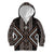 Classic Tukutuku Pattern Aotearoa Kid Hoodie Niho Taniwha and Puhoro Motifs