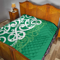 Pounamu Green Maori Quilt Koru Kowhaiwhai LT7 - Polynesian Pride
