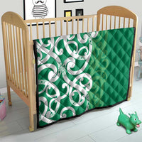 Pounamu Green Maori Quilt Koru Kowhaiwhai LT7 - Polynesian Pride