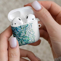 Paua Shell Maori AirPods Case Koru Kowhaiwhai LT7 - Polynesian Pride
