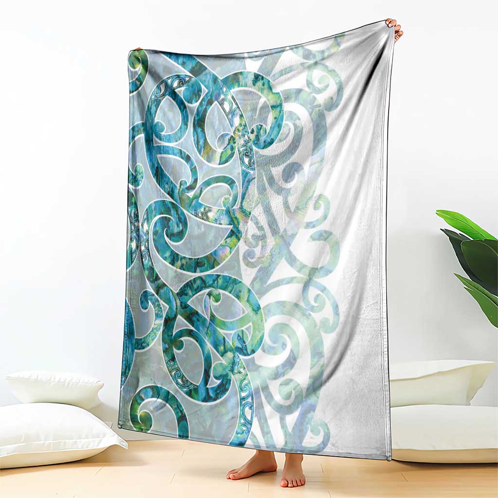 Paua Shell Maori Blanket Koru Kowhaiwhai LT7 - Polynesian Pride